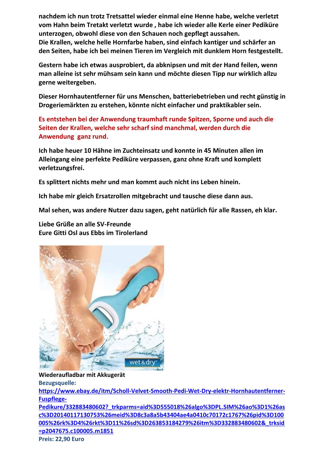 Sporenbehandlung 01
