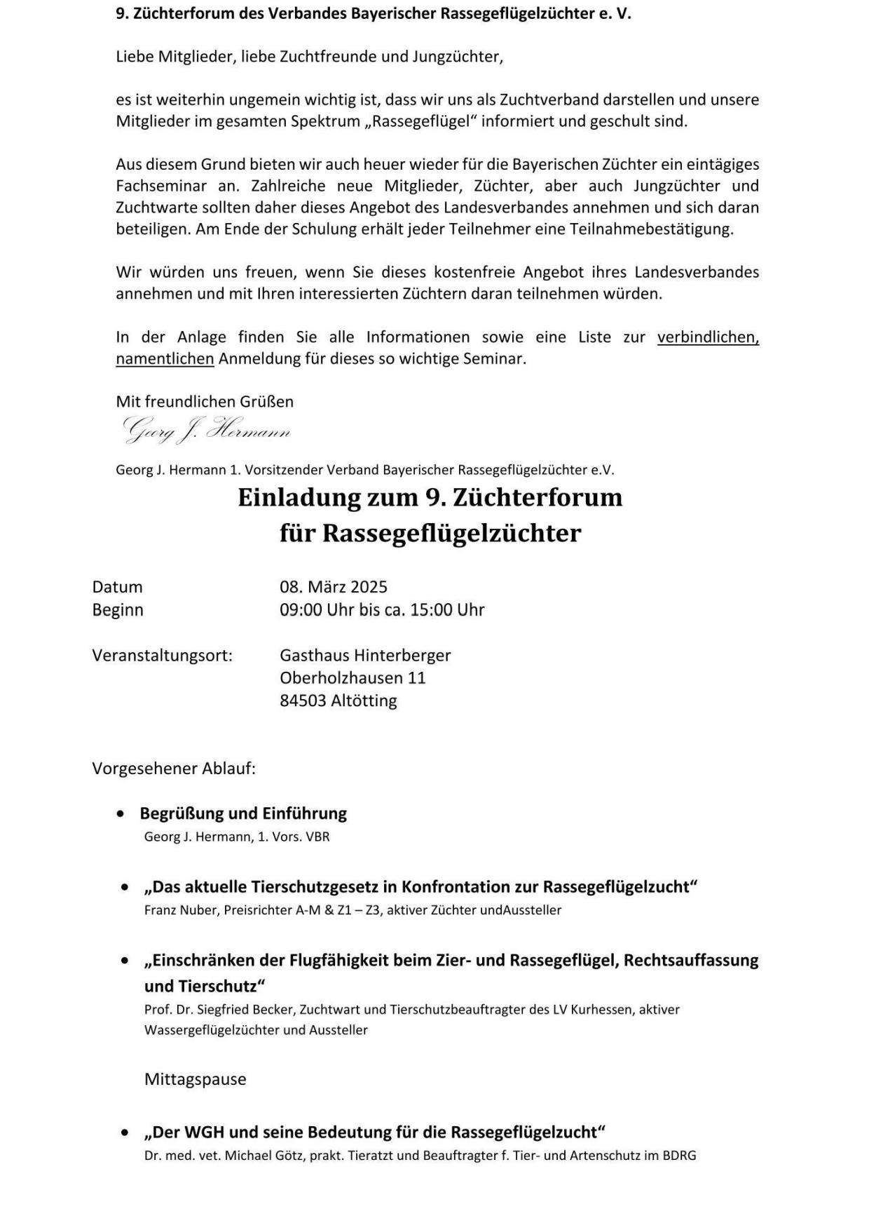 2 VBR Züchterforum 01