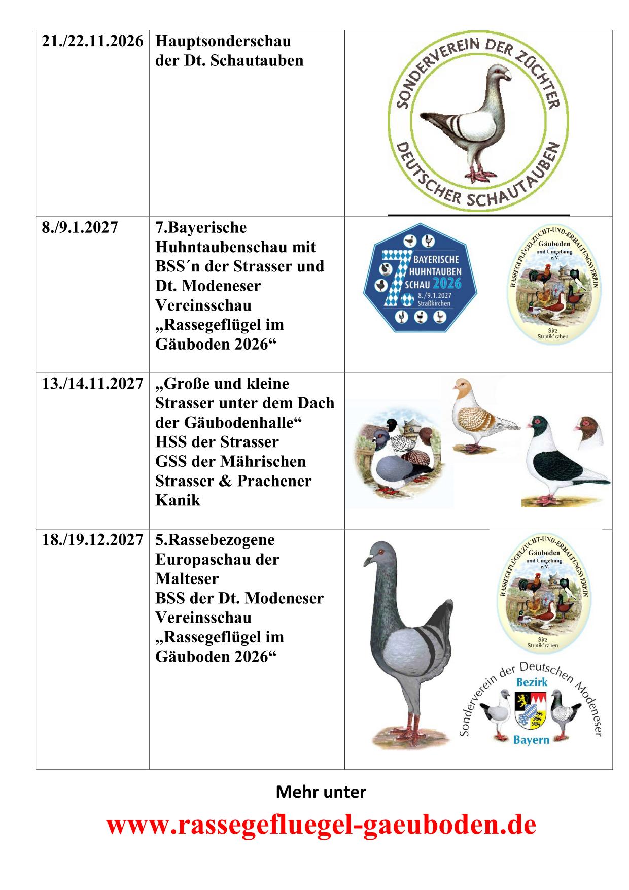 Geplante Ausstellungen 2025 02